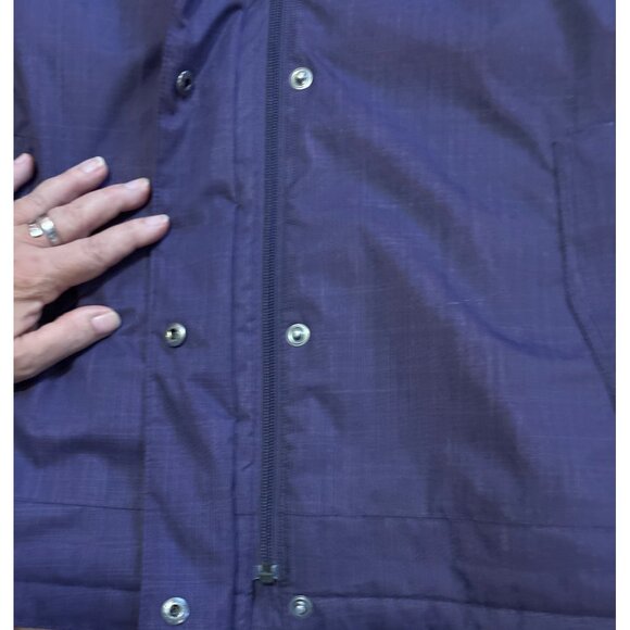 Columbia Interchange Jacket Womens Med Purple Waterproof Remove Hood Pockets - Picture 2 of 13